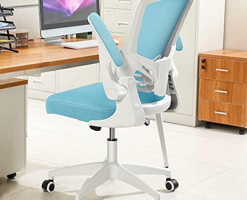 FelixKing Office Chair, Ergonomic Desk Chair with Adjustable Height and Lumbar Support Swivel Lumbar Support Computer Chair with Flip up…