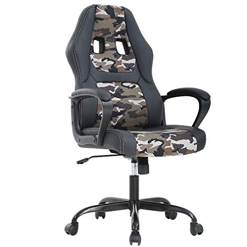 BestOffice Office Chair Gaming Desk Racing Gaming Chair High Back Computer Chair Task Swivel Executive Seat Leather Chair for Home…
