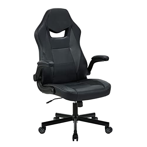 Ergonomic Office Chair,Adjustable Swivel Home Office Desk Chair, Leather Office Chair with Armrest Computer Chair for Heavy People,Comfortable Home Executive…