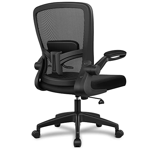 Office Chair, FelixKing Ergonomic Desk Chair Breathable Mesh Chair with Adjustable High Back Lumbar Support Flip-up Armrests, Executive Rolling Swivel…