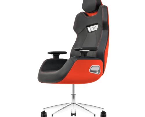 Thermaltake Argent E700 Real Leather Gaming Chair (Flaming Orange) Design by Studio F∙A∙Porsche, GGC-ARG-BRLFDL-01