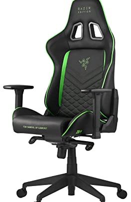 Tarok Pro – Razer Edition Gaming Chair by Zen – Lime Green Gaming Chair – Reclining Ergonomic Desk Office Chair…