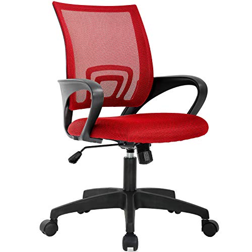 Home Office Chair Ergonomic Desk Chair Mesh Computer Chair with Lumbar Support Armrest Executive Rolling Swivel Adjustable Mid Back Task…