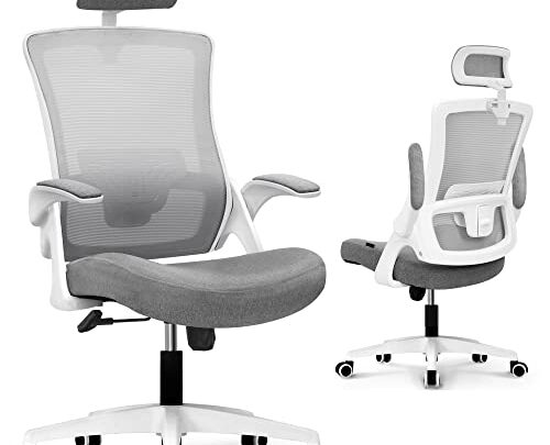 neo chair High Back Mesh Chair with Headrest Adjustable Height and Ergonomic Design Home Office Computer Desk Chair Executive Lumbar…
