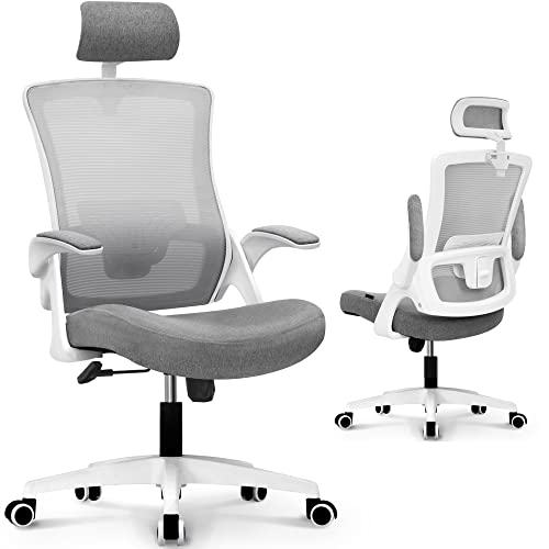 neo chair High Back Mesh Chair with Headrest Adjustable Height and Ergonomic Design Home Office Computer Desk Chair Executive Lumbar…