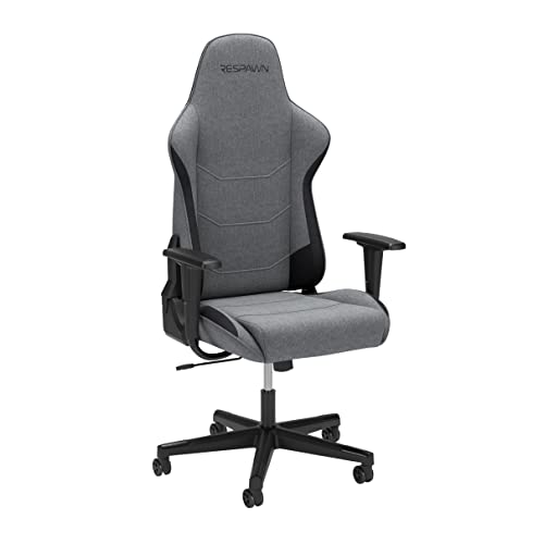 RESPAWN 110 Fabric Gaming Chair Ergonomic Racing Style High Back PC Computer Desk Office Chair – 360 Swivel, Integrated Headrest,…