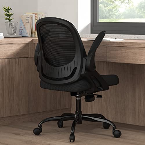 Home Office Chair Work Desk Chair Comfort Ergonomic Swivel Computer Chair, Breathable Mesh Desk Chair, Lumbar Support Task Chair with…