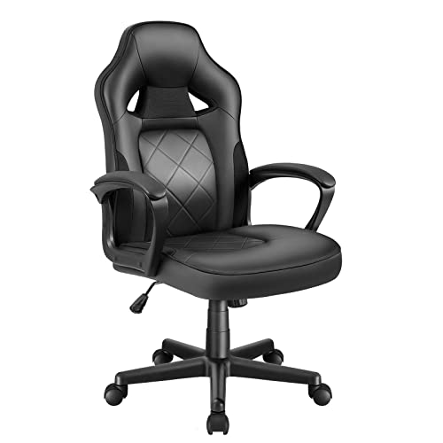 Furmax Gaming Chair PC Computer Desk Chair Comfortable Office Chair Racing Style PU Leather Executive Chair with Lumbar and Back…