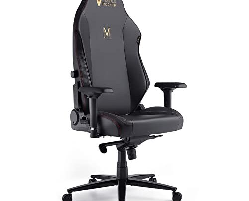 Noblerocker Gaming Chair Ergonomic PC Game Chair- Lumbar Support Headrest 4D Armrests Computer Chair, Big and Tall Comfortable Large
