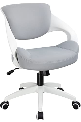 Office Chair,Desk Chair,Computer Chair, Home Office Chair with Lumbar Support,Adjustable Height,Ergonomic Kid Study Chair with Swivel 360° for Home&Office(Grey)