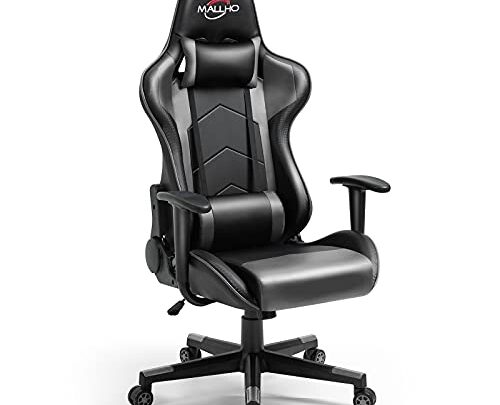 Polar Aurora Gaming Chair Racing Computer Chairs High Back Video Game Chair Adjustable Executive Ergonomic Swivel Gamer Chair Black