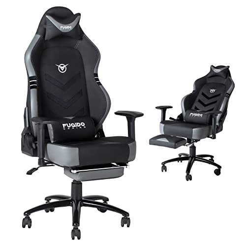Big and Tall Gaming Chair with Footrest 350lbs-Racing Computer Gamer Chair, Ergonomic High Back PC Chair with Wide Seat, Reclining…
