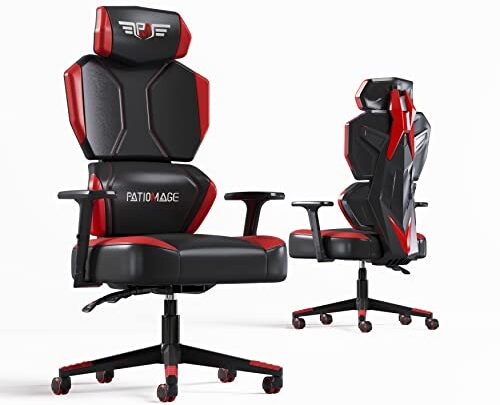 PatioMage Gaming Chair High Back Ergonomic Gaming Chair Breathable Fabric Office Chair Game Chair with Adjustable Headrest and Wider Lumbar…