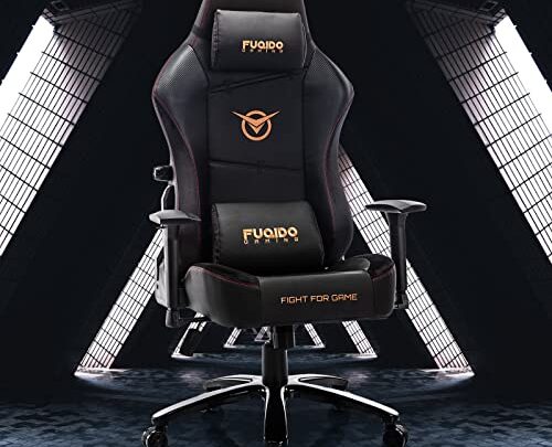 Big and Tall Gaming Chair 350lbs-Racing Computer Gamer Chair, Ergonomic Office PC Chair with Wide Seat, Lumbar Support, 3D Armrest…