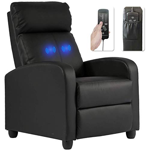 Recliner Chair for Living Room Massage Recliner Sofa Reading Chair Winback Single Sofa Home Theater Seating Modern Reclining Chair Easy…