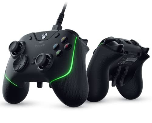 Razer Wolverine V2 Chroma Wired Gaming Pro Controller for Xbox Series X|S, Xbox One, PC: RGB Lighting – Remappable Buttons…