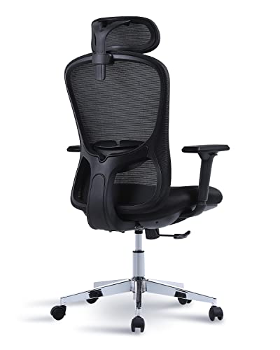 KARXAS Ergonomic Office Chair High Back Desk Chair with Adjustable Lumbar Support, Headrest & Armrest, Gaming Chair Mesh Computer Chair…