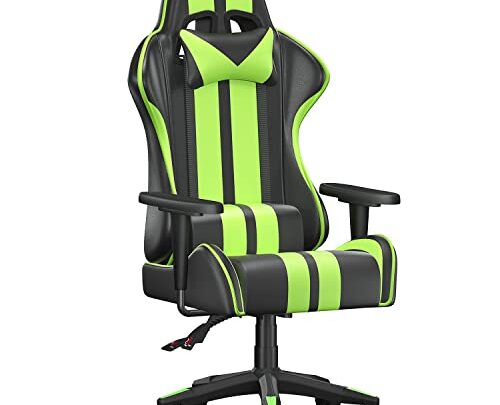 Racingreat Gaming Chair Office Chair Reclining High Back Leather Adjustable Swivel Rolling Ergonomic Video Game Chairs Racing Chair Computer Desk…