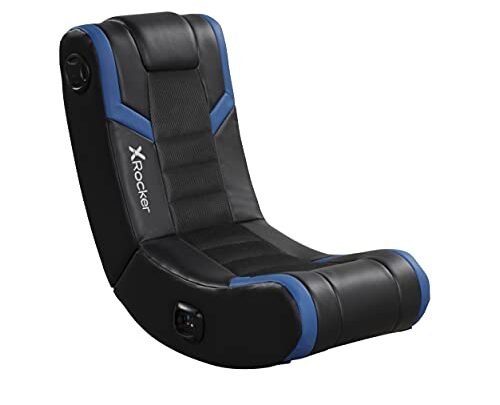X Rocker 5111701 Floor Rocker, Plastic, Blue