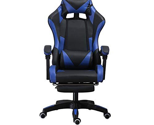 HIGGEL Gaming Chair Office Desk Chair with Massage Lumbar Support, high Back Gaming Chair with footrest, Office Chair with 360°…
