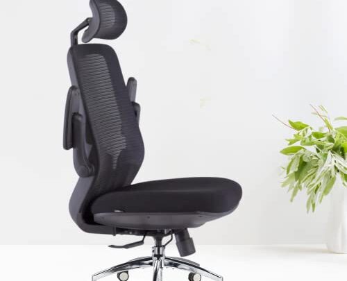 BROBRIYO Ergonomic Office Chair, Thick Cushioned Seat, Home Office Desk Chair with Seat Slider, Adjustable Lumbar Support,Headrest,3D Armrest,Tilt Function, Executive…