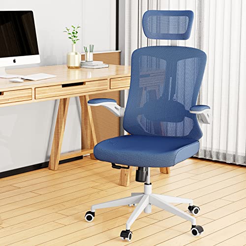 balmstar Ergonomic Office Chair, Home Office Desk Chair with Adjustable Headrest & Lumbar Support, Swivel High Back Computer Chair, Breathable…
