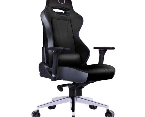 Cooler Master Caliber X1C Gaming Chair – Cooling Comfort & Performance – 360° Swivel, Reclining High Back, Armrests, Headrest, Lumbar…