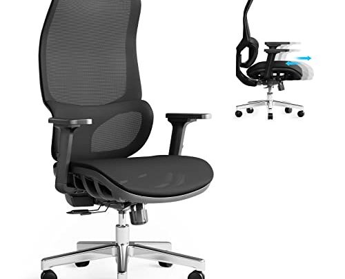 JOYFLY Ergonomic Office Chair, Mesh Home Office Chair, High Back Office Chair Computer Chair with Dynamic Seat & Lumbar Support,…