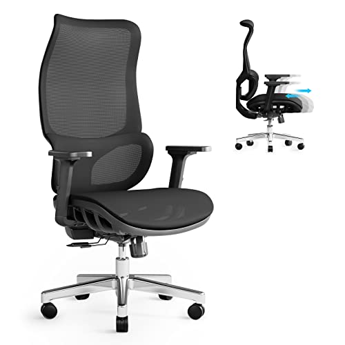 JOYFLY Ergonomic Office Chair, Mesh Home Office Chair, High Back Office Chair Computer Chair with Dynamic Seat & Lumbar Support,…