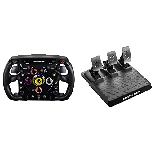 Thrustmaster F1 Racing Wheel Add On (XBOX Series X/S, One, PS5, PS4, PC) & T-3PM Racing Pedals (PS5, PS4, Xbox…
