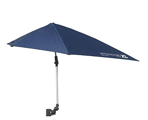 Sport-Brella Versa-Brella XL (Midnight Blue) – All Position Umbrella with Clamp, Midnight Blue