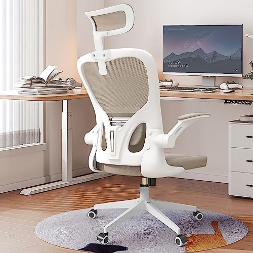 Monhey Ergonomic Office Chair, Home Office Desk Chairs with Adjustable Headrest, Lumbar Support, 2D Armrest, Big and Tall Office Chair…