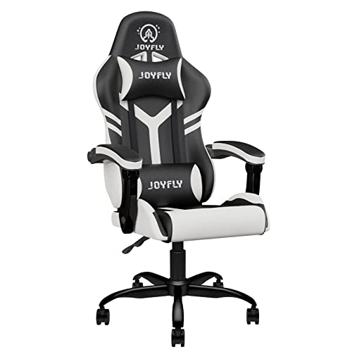 JOYFLY Game Chair, Gaming Chairs for Teens &Adults with Height Adjustable Lumbar Support, Silla Gamer Rocking Style PC Chair High…